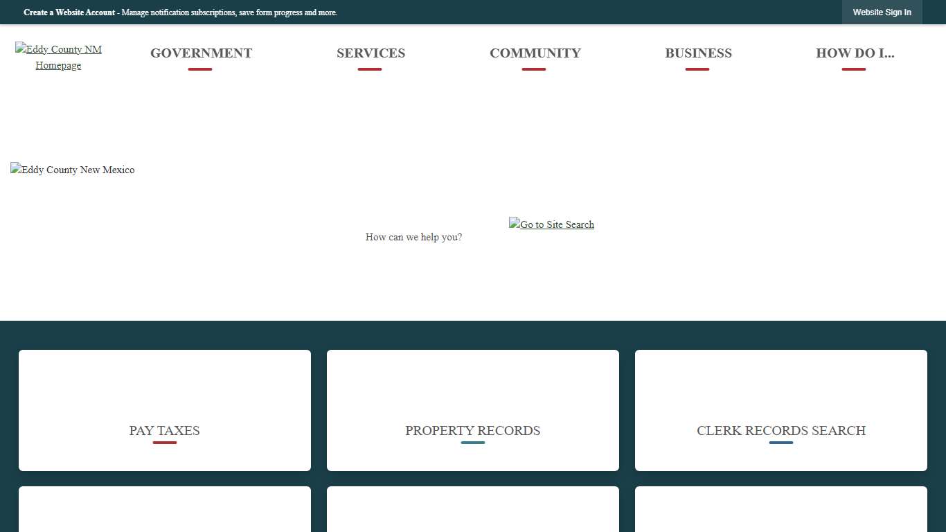 Eddy County, NM Official Website