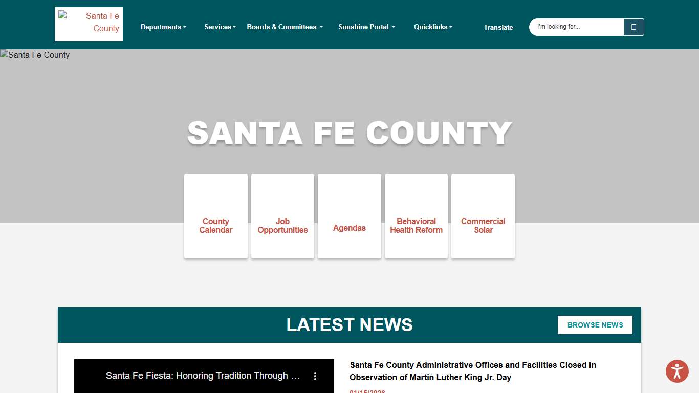 Home Santa Fe County